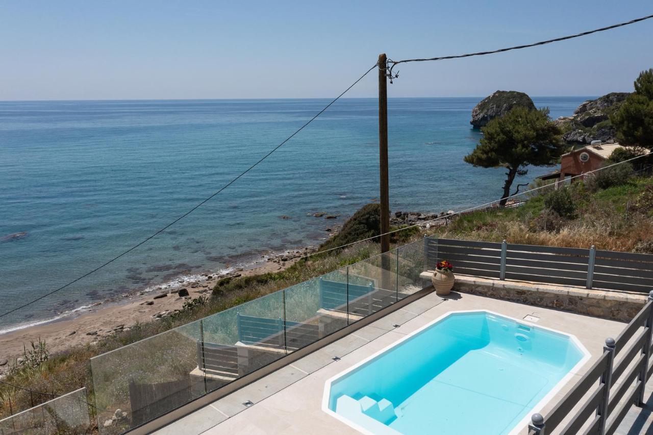 Villa Renata & Villa Filippos With Private Plunge Pool By Konnect 아기오스고르디오스 외부 사진